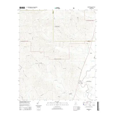 2014 Map of Heiberger, 2014 Print