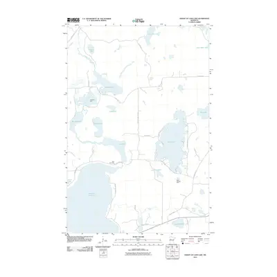 2010 Map of Height of Land Lake, 2010 Print