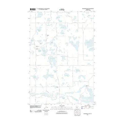 2010 Map of Heilberger Lake, 2010 Print