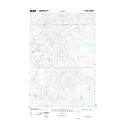 2013 Map of Heilberger Lake, 2013 Print