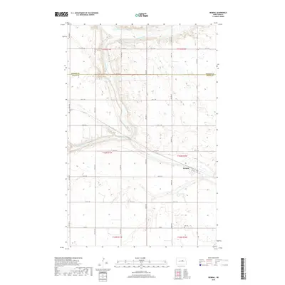 2018 Map of Heimdal, 2018 Print