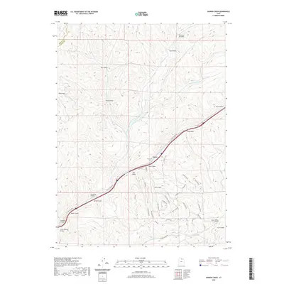 2020 Map of Heiners Creek, 2020 Print