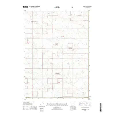 2017 Map of Heinne Creek, 2017 Print
