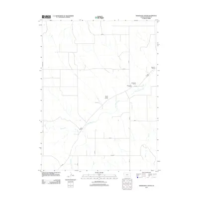 2012 Map of Heinzelman Canyon, 2012 Print