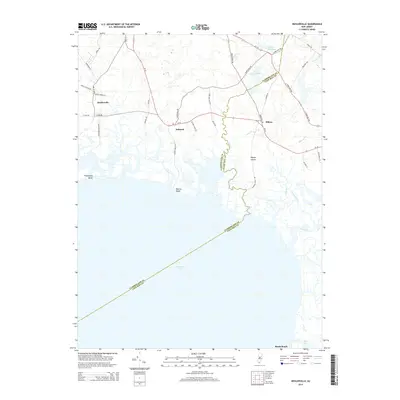 2014 Map of Heislerville, 2014 Print