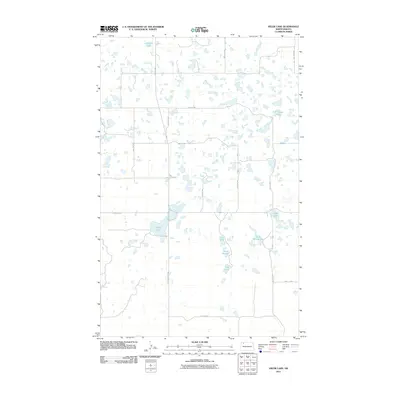 2011 Map of Helde Lake, 2011 Print