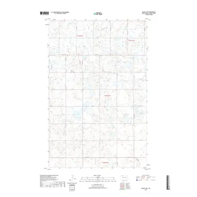 2017 Map of Helde Lake, 2017 Print