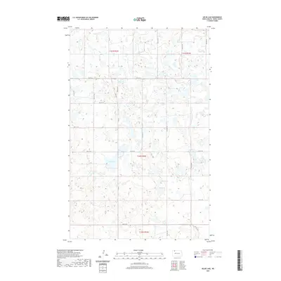 2020 Map of Helde Lake, 2020 Print