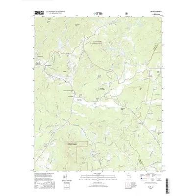 2017 Map of Helen, 2017 Print