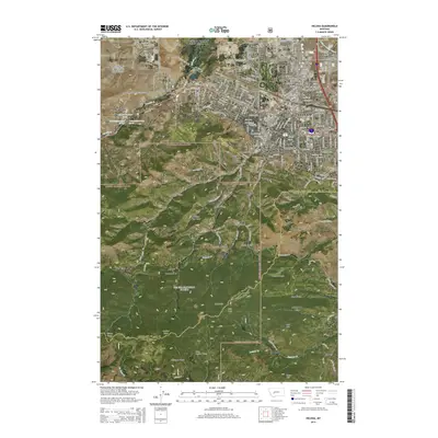 2014 Map of Helena, 2014 Print