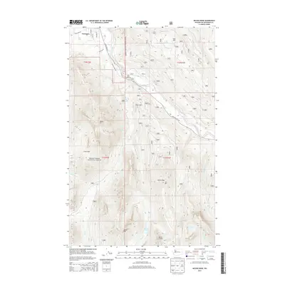 2014 Map of Helena Ridge, 2014 Print