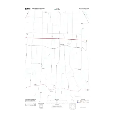 2013 Map of Helenville, 2013 Print