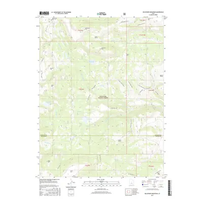 2017 Map of Heliotrope Mountain, 2017 Print
