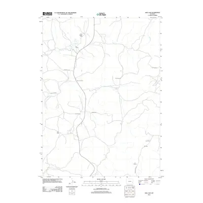 2012 Map of Hell Gap, 2012 Print