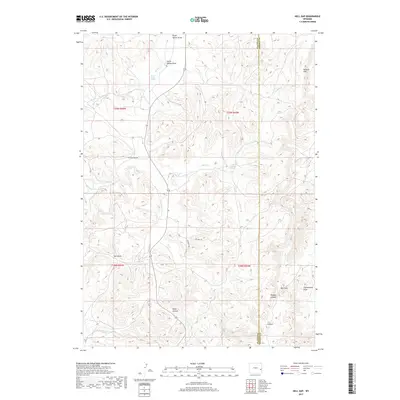 2017 Map of Hell Gap, 2017 Print