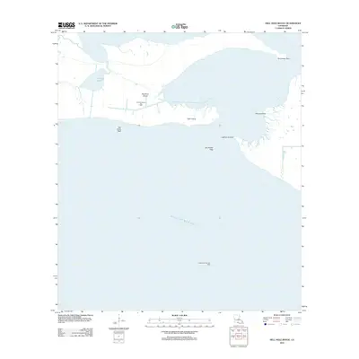 2012 Map of Hell Hole Bayou, 2012 Print