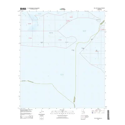 2015 Map of Hell Hole Bayou, 2015 Print