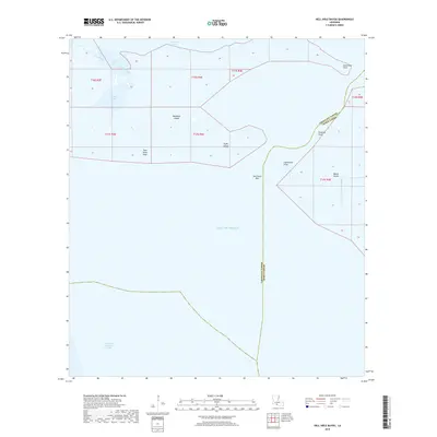 2018 Map of Hell Hole Bayou, 2018 Print
