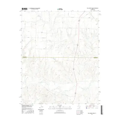 2016 Map of Hell Roaring Creek, 2016 Print