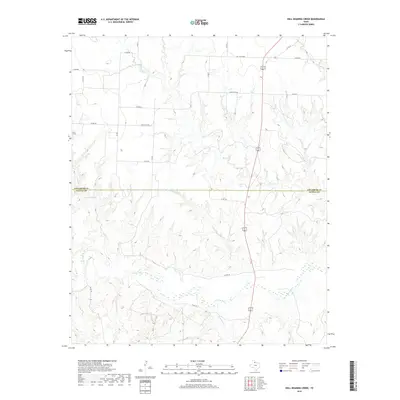 2019 Map of Hell Roaring Creek, 2019 Print