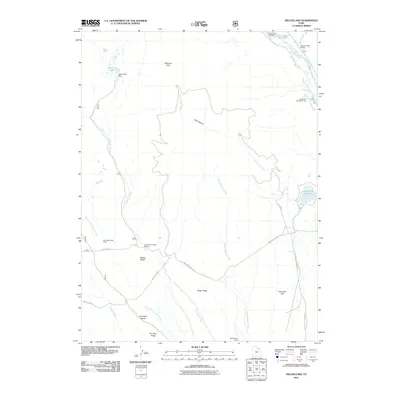 2011 Map of Heller Lake, 2011 Print