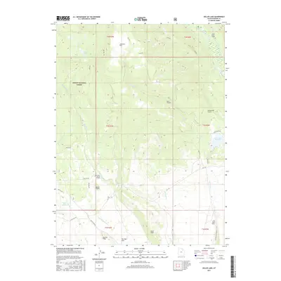 2017 Map of Heller Lake, 2017 Print