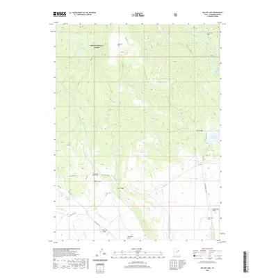 2020 Map of Heller Lake, 2020 Print