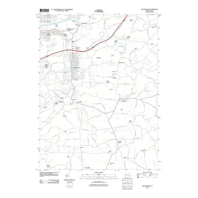 2010 Map of Hellertown, 2010 Print