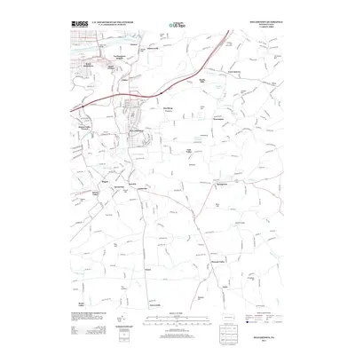 2013 Map of Hellertown, 2013 Print