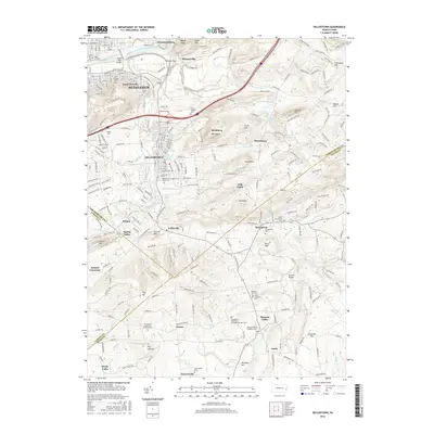 2016 Map of Hellertown, 2016 Print