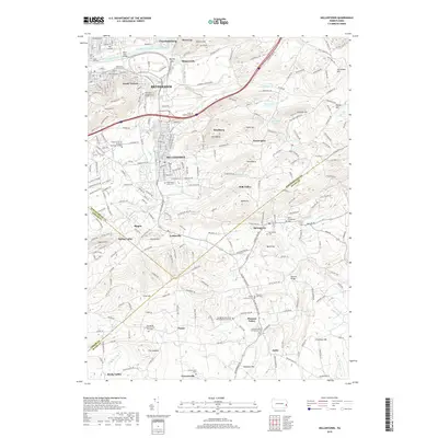 2019 Map of Hellertown, 2019 Print