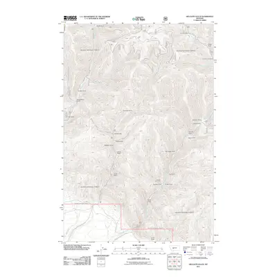 2011 Map of Hellgate Gulch, 2011 Print