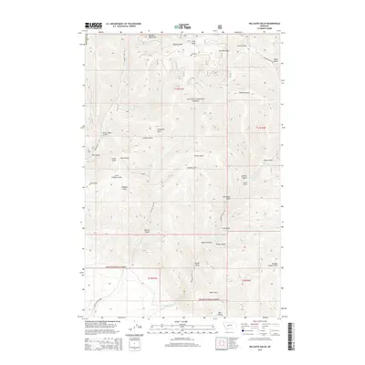 2014 Map of Hellgate Gulch, 2014 Print