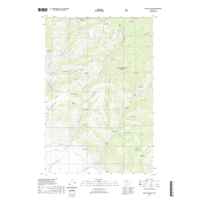 2020 Map of Hellgate Gulch, 2020 Print