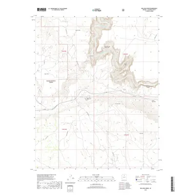 2018 Map of Hellhole Bend, 2018 Print