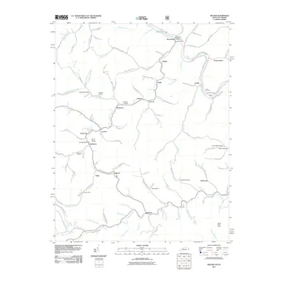 2011 Map of Hellier, 2011 Print