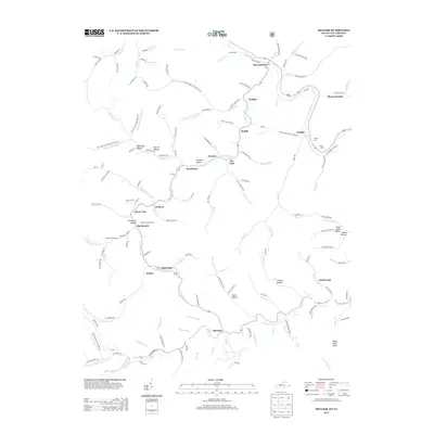 2013 Map of Hellier, 2013 Print