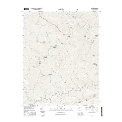2016 Map of Hellier, 2016 Print