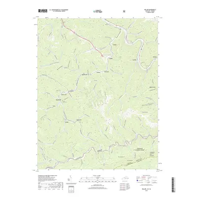 2019 Map of Hellier, 2019 Print