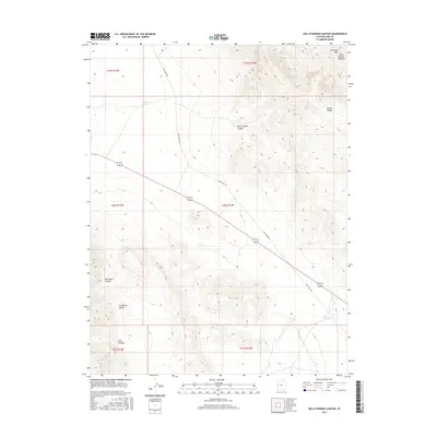 2017 Map of Hell'n Moriah Canyon, 2017 Print