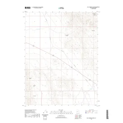 2020 Map of Hell'n Moriah Canyon, 2020 Print