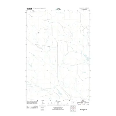 2012 Map of Hells Canyon, 2012 Print