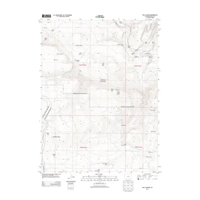 2013 Map of Hells Canyon, 2013 Print