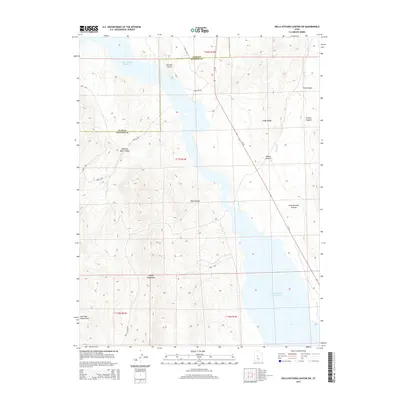 2014 Map of Hells Kitchen Canyon SW, 2014 Print