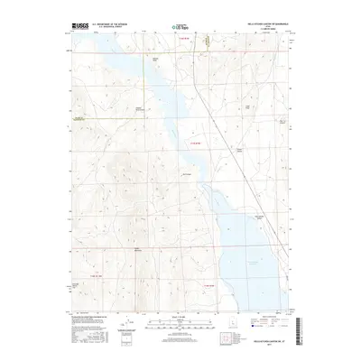 2017 Map of Hells Kitchen Canyon SW, 2017 Print