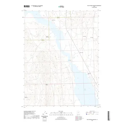 2020 Map of Hells Kitchen Canyon SW, 2020 Print
