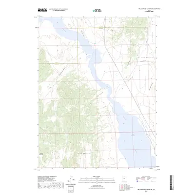 2023 Map of Hells Kitchen Canyon SW, 2023 Print