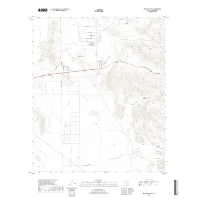 2019 Map of Helms West Well, 2019 Print