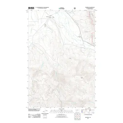 2011 Map of Helmville, 2011 Print