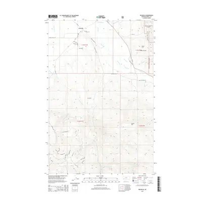 2014 Map of Helmville, 2014 Print